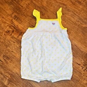 Carter's Yellow Polka Dot Baby Outfit 18 Months